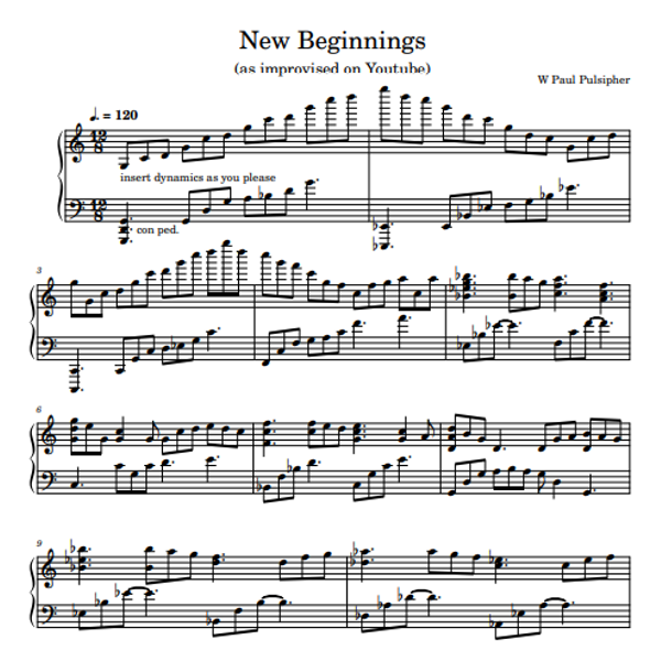 New Beginnings