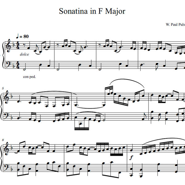 Sonatina in F Major