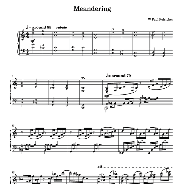 Meandering