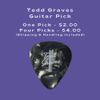 Tedd Graves Logo Guitar Pick