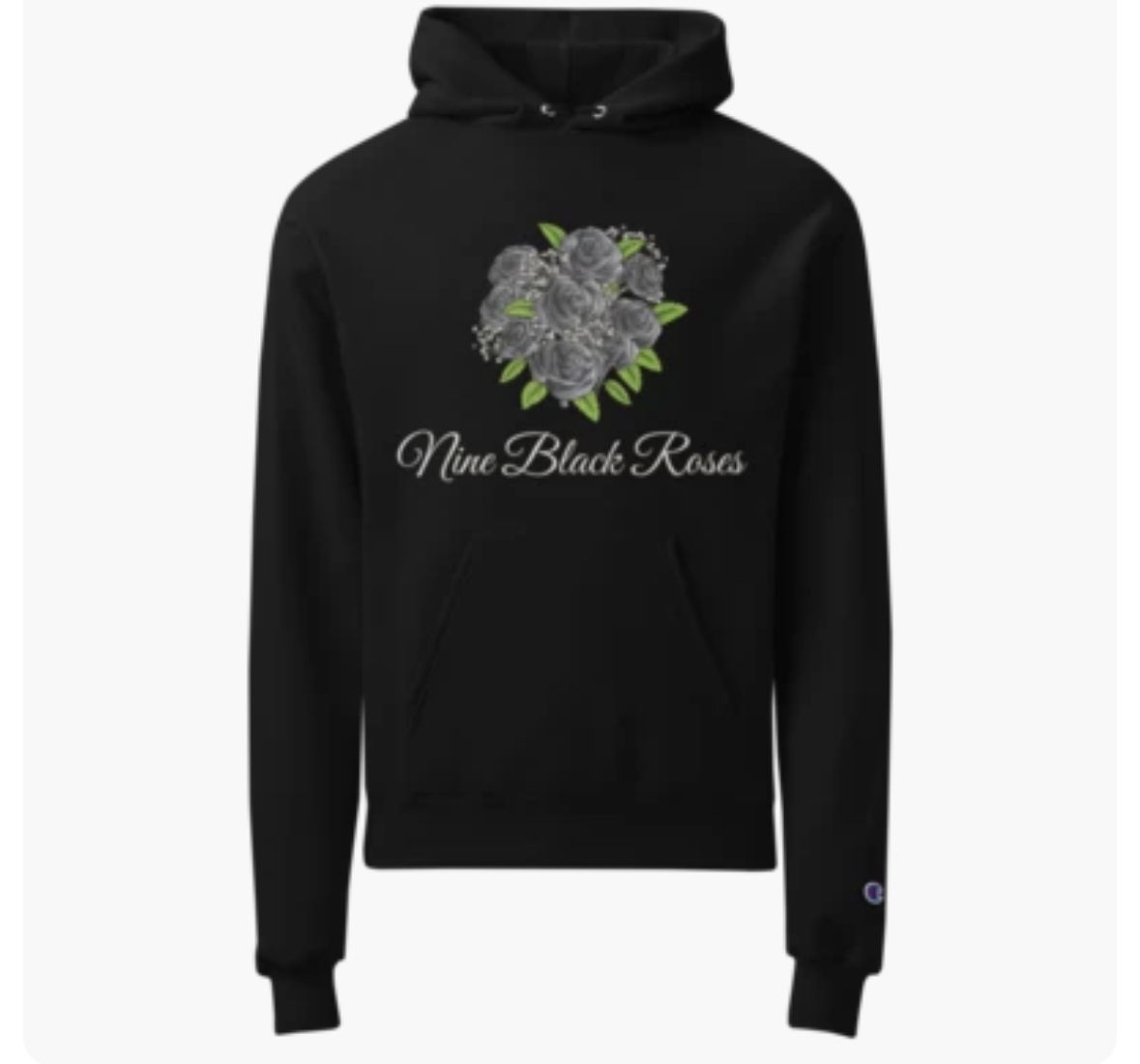 Black Unisex Logo Hoodie