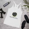 Women’s White Racerback Tank Top