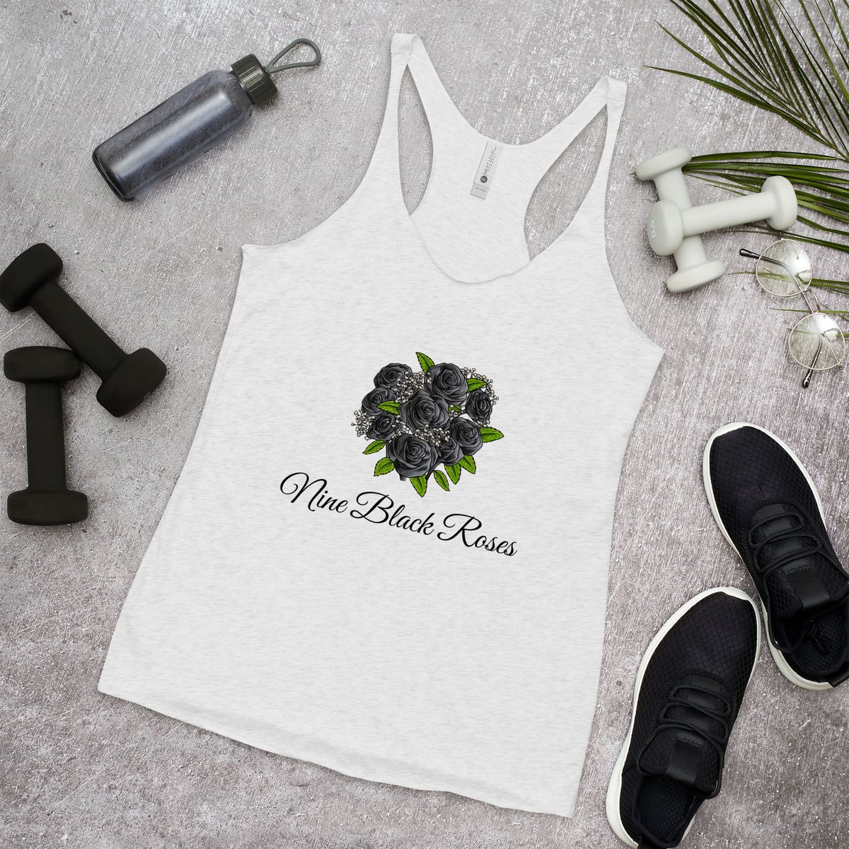Women’s White Racerback Tank Top