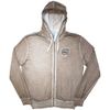 The Beatles Unisex Zipped Hoodie: Apple Logo Stone Wash XS, S, L, XL