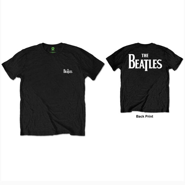 UNISEX BLACK DROP T LOGO BACKPRINT T SHIRT S, M, L, XL, XXL