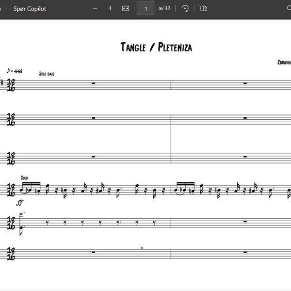 Tangle / Pleteniza . Partitur.PDF