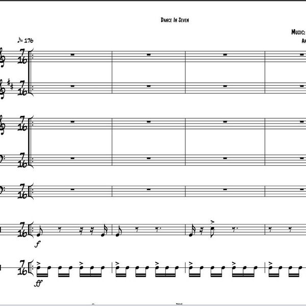 Dance In Seven - Tamburin, PDF