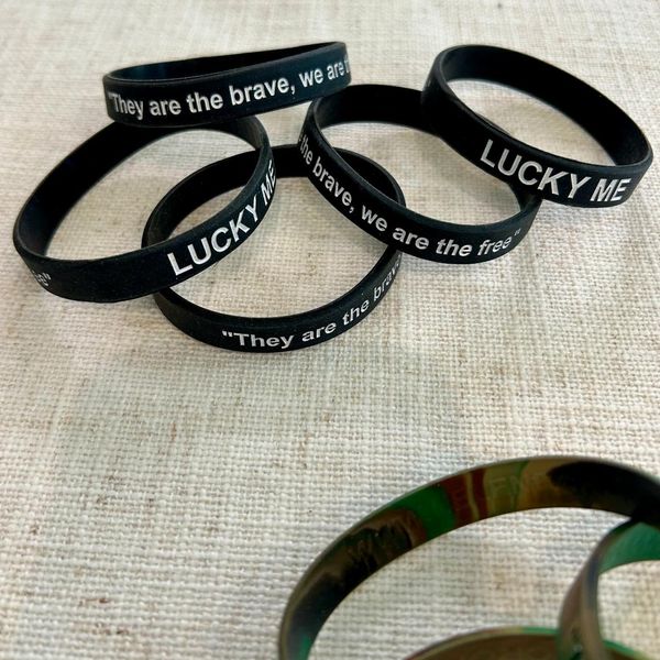"LUCKY ME" WRISTBANDS