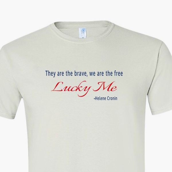 "LUCKY ME" T-shirt, RW&B