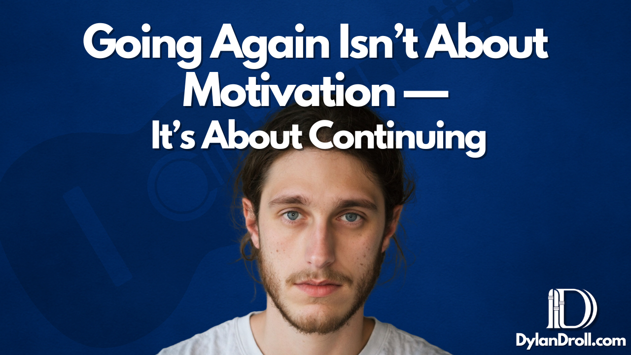 Going Again isn't about motivation. It's about continuing.