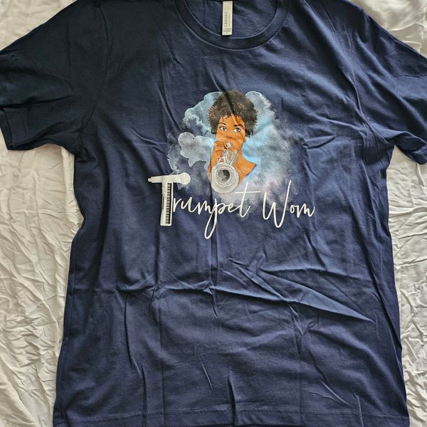 Trumpet Wom' Logo Shirt (White Lettering)