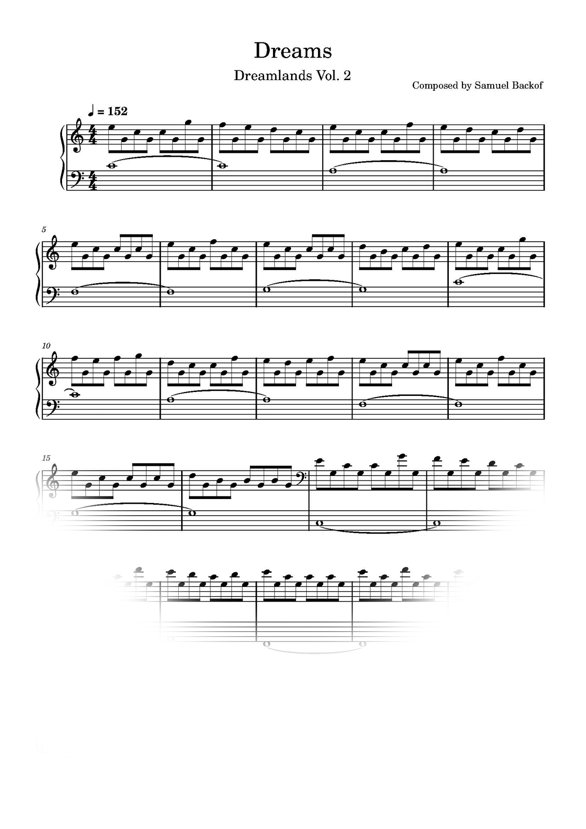 Dreams Sheet Music