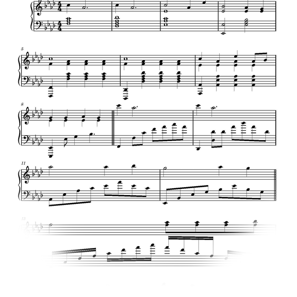 Abandoned Sheet Music