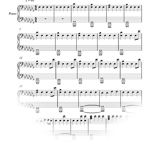 Pure Darkness Sheet Music