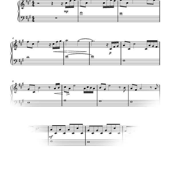 Unattainable Love Sheet Music