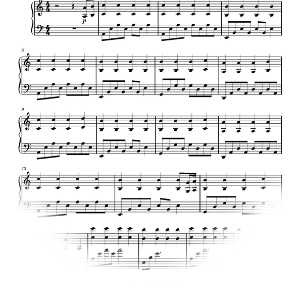 One Last Time Sheet Music