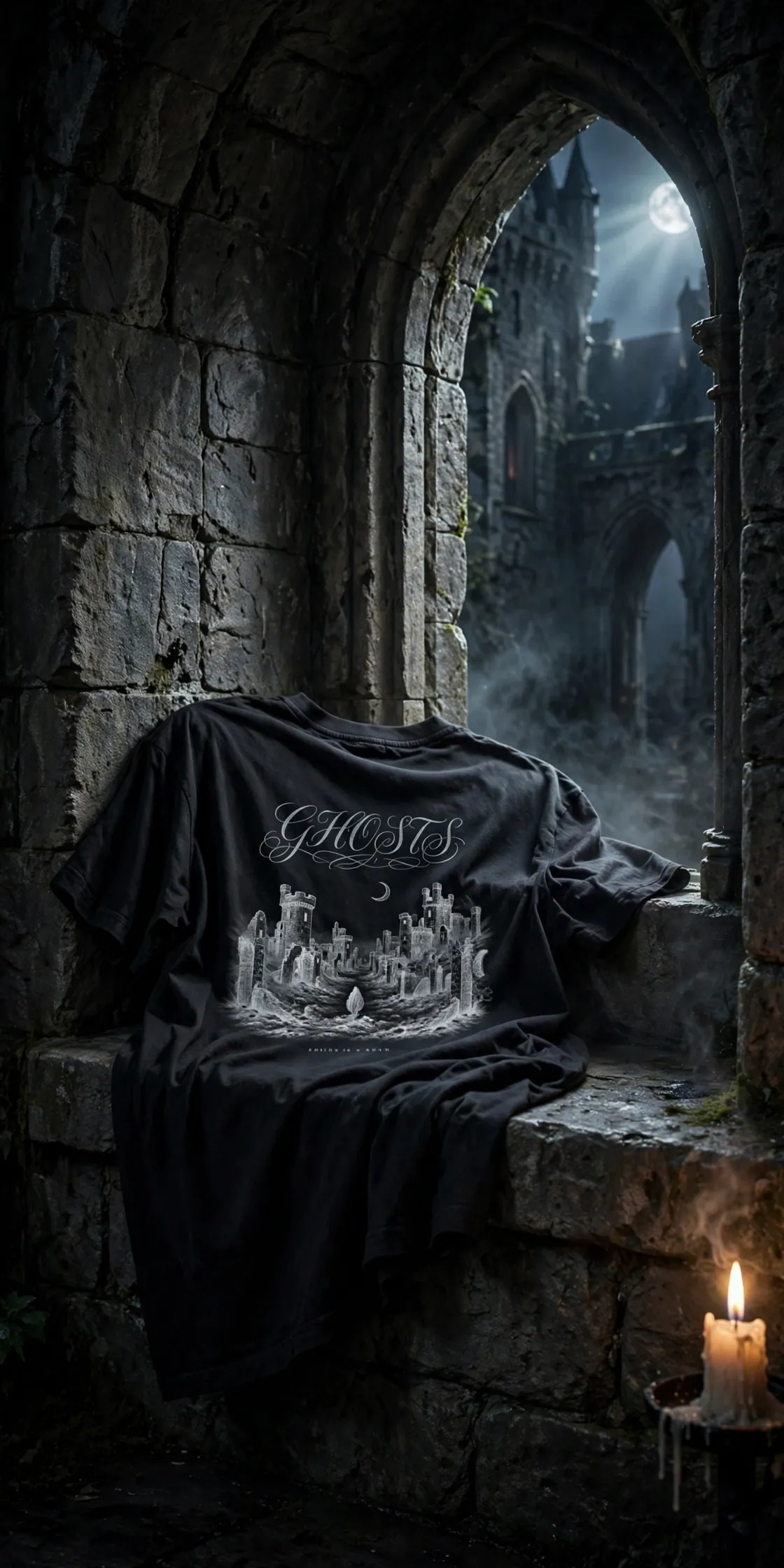ghosted tee (2 variations)
