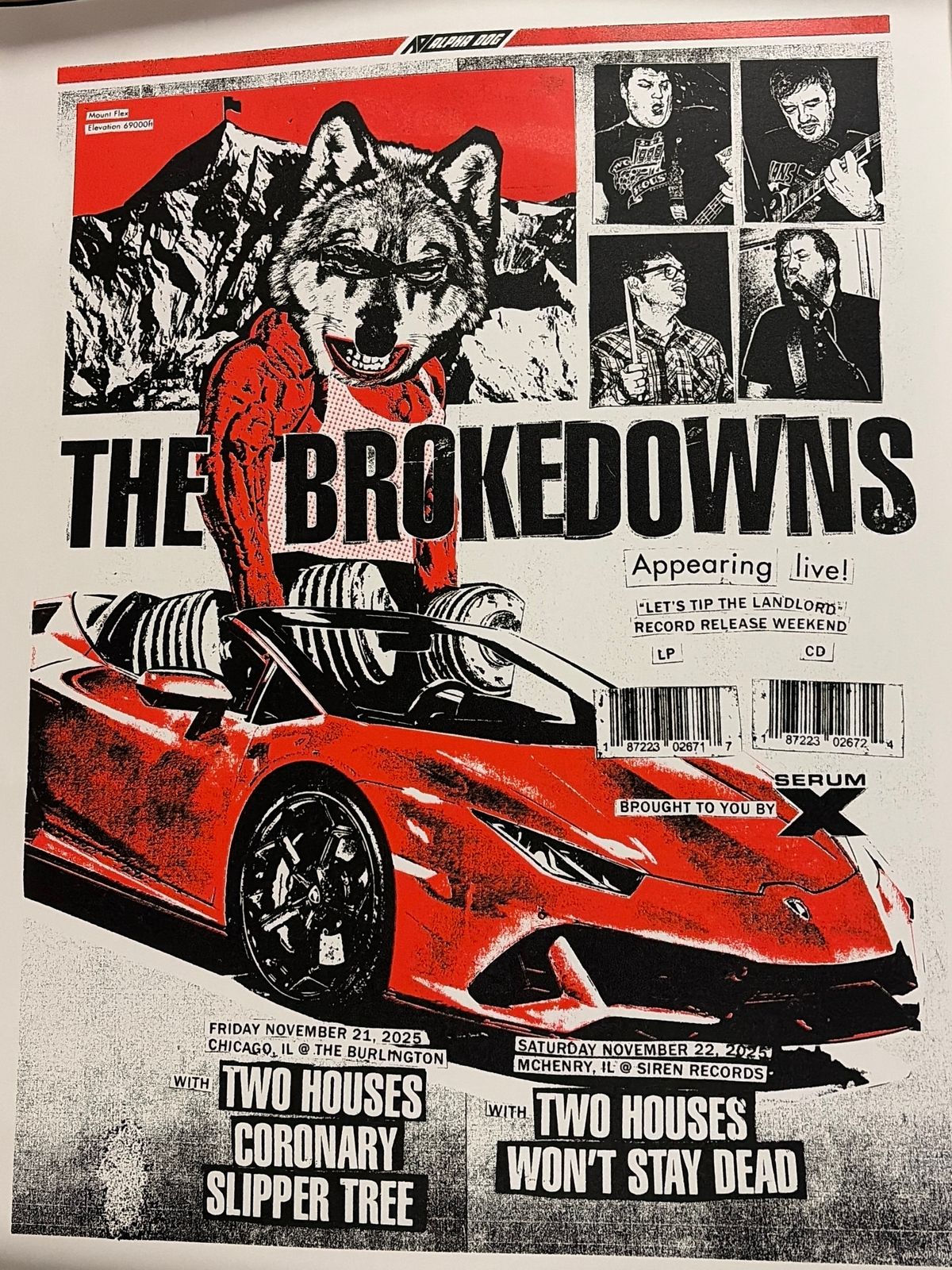 Record Release Silkscreened Poster