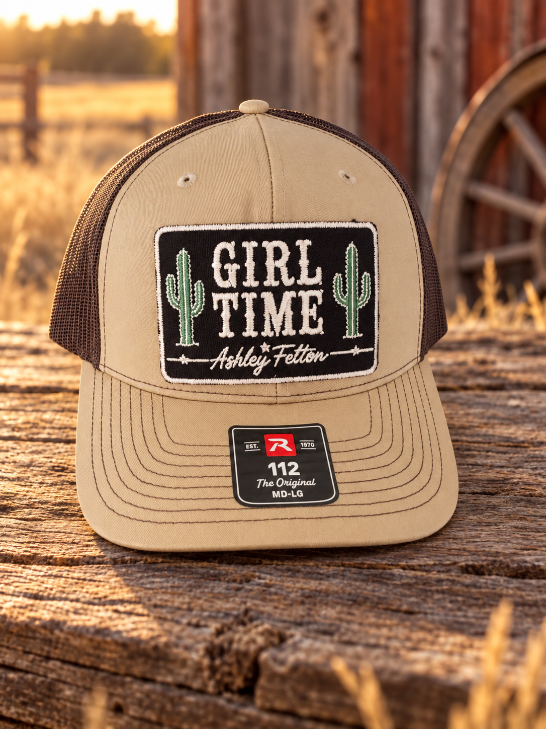 Ashley Felton Girl Time Patch Hat