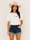 Ashley Felton Women’s White Crop Top