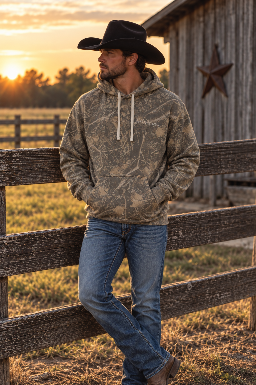 Ashley Felton Camo Country Hoodie