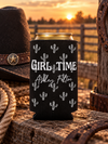 Ashley Felton “Girl Time” Black Koozie