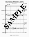 Glorious Fugue (2024) - Mellophone & Trumpet
