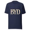 BYD Tee – Navy (Colour Print)