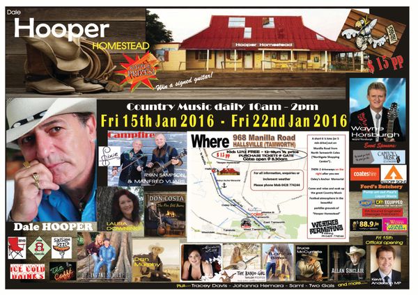 HOOPER HOMESTEAD POSTER 2016