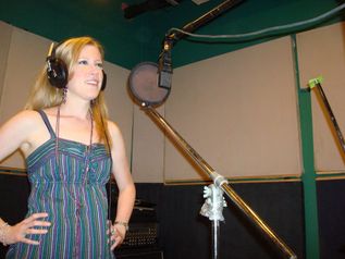Tara in the Studio