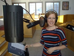 Tara recording with Matt Skitzki