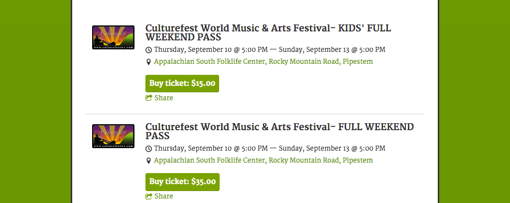 Culture Fest WV