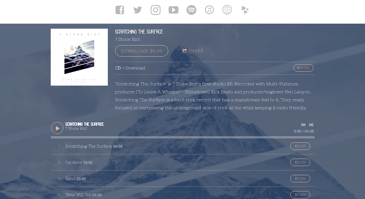 Website Design Inspiration: Best Rock Music Websites