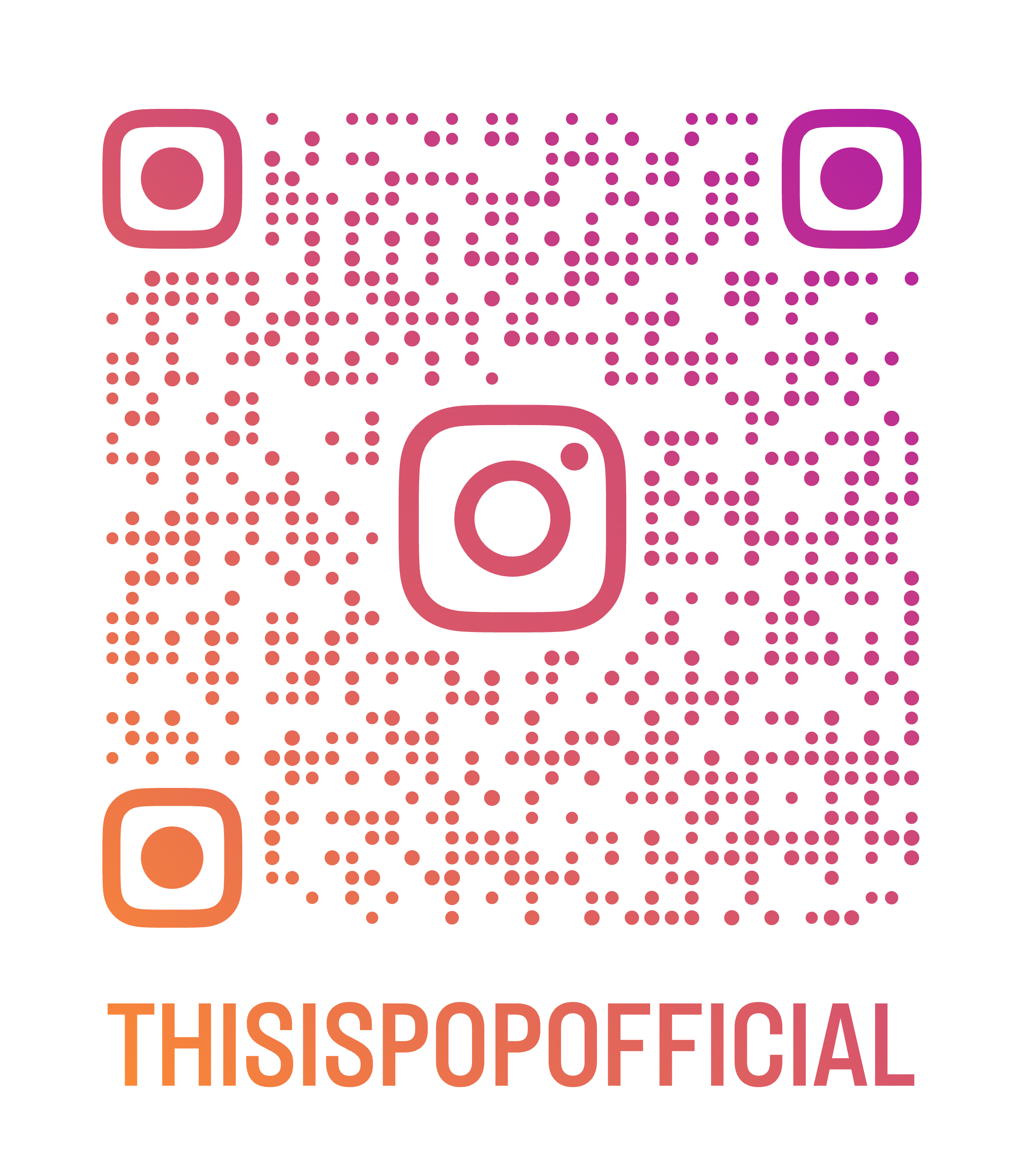 QR code Instagram This Is Pop