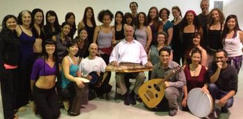 Trevor Salloum with George Sawa  Arabic Music Workshop Scotia Centre, 2013.
