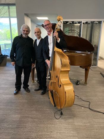 Trevor Salloum Jazz Trio. Penticton Lakeside Resort & Conference Centre. 2024
(Stu Goldberg, Stefan Bienz, Trevor Salloum)
