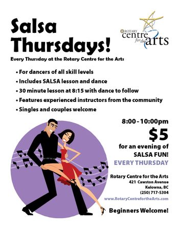 Salsa Dancing Kelowna, Organizer Trevor Salloum 2007-2021
