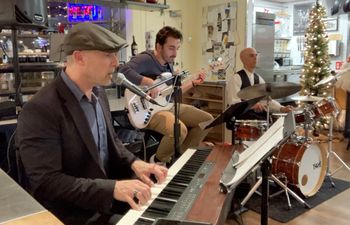 Trevor Salloum Jazz Trio at Okanagan Table (Neville Bowman, Nate Adams, Trevor Salloum)
