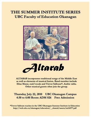 Altarab at UBCO, Kelowna, BC

