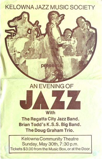 Playing drums for the "Doug Graham Trio" circa 1975
