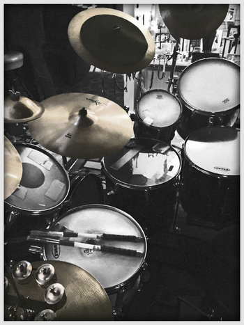 Drumkit at Millbrook Session Players Studio
