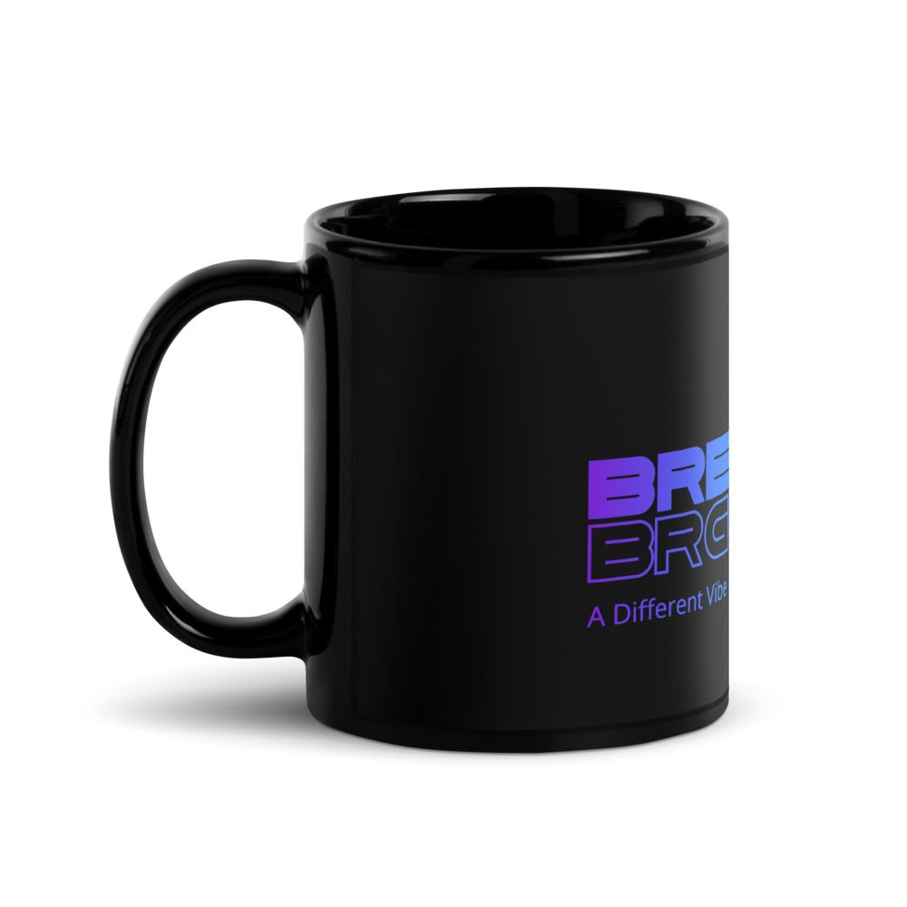 Breezy BRG Black Glossy Mug