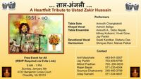 Taal Anjali - a Tribute to Ustad Zakir Hussain