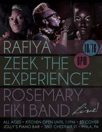 ON BASS with The Rosemary Fiki Band @ JOLLY's (Powelton Village)