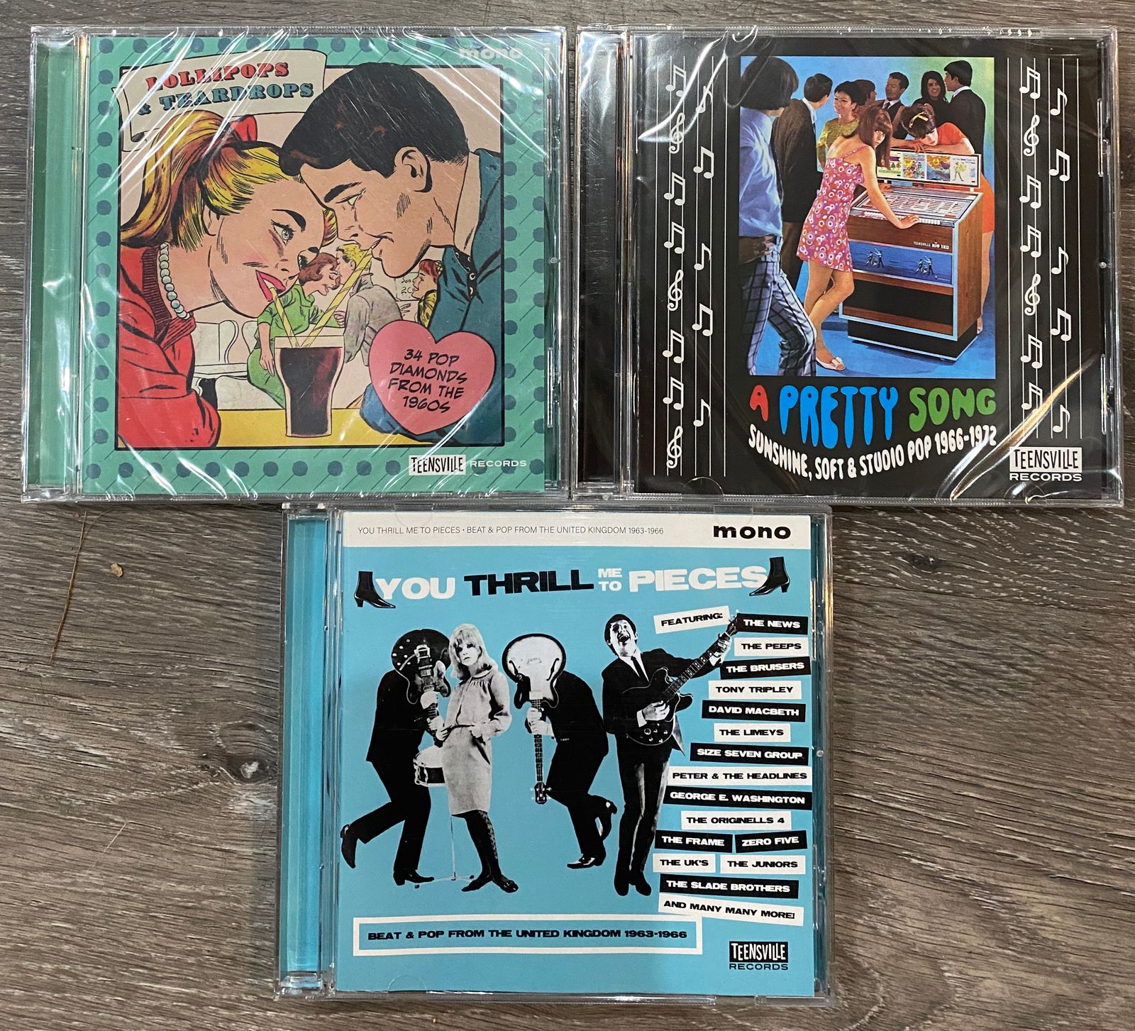 TEENSVILLE FUND DRIVE - 3 CD BUNDLE SET - Teensville Records