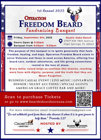 OPERATION FREEDOM BEARD (Fundraising Banquet)