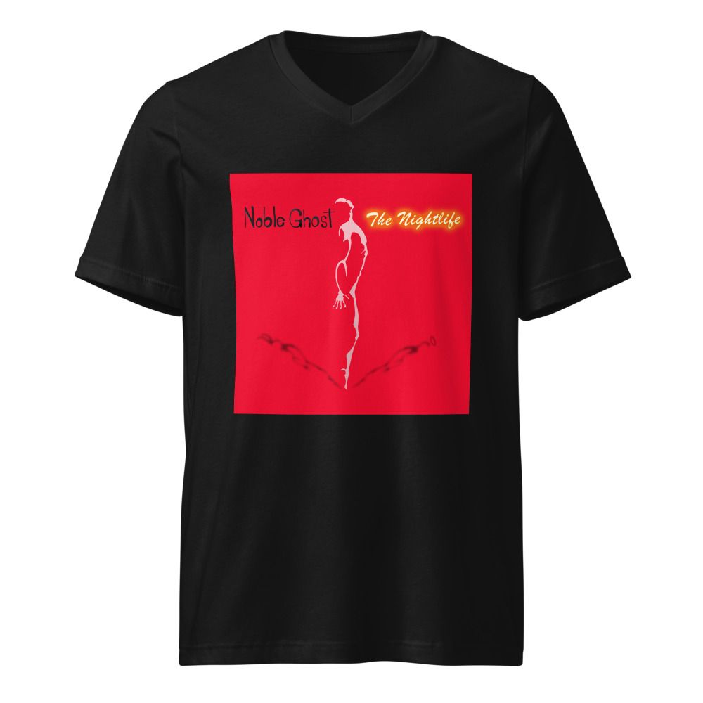 Men's V-neck Nightlife Cover Art T-shirt