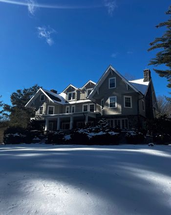Green Gables shimmers in the winter
