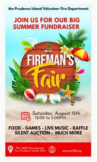 the Prudence Island Volunteer Fire Department’s Fireman’s Fair