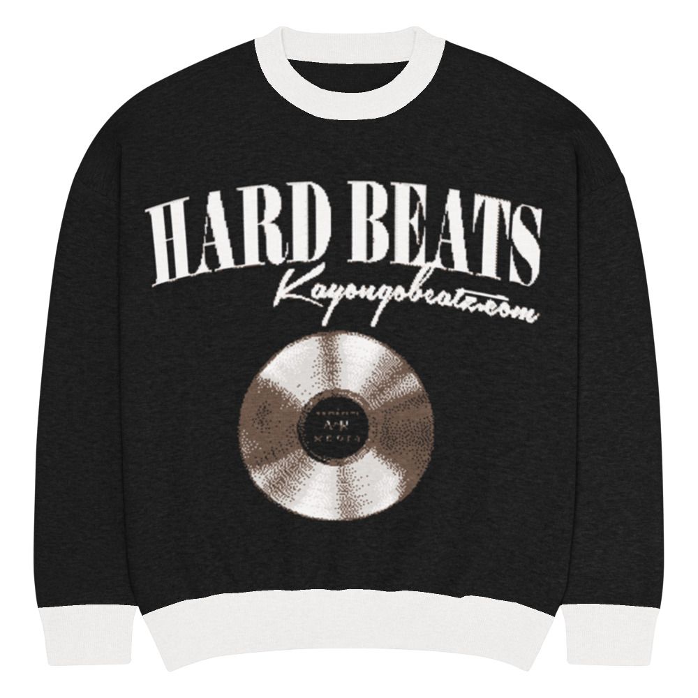 Relaxed Fit Knitted Crew Neck Sweater